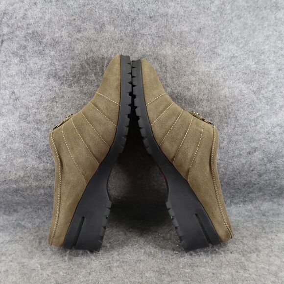 Cole Haan Shoes Women 8 Mule Slip On Comfort Leather Zip Waterproof Fashion Clog - Picture 9 of 15